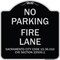 Signmission Sacramento No Parking Fire Lane City Code 15.36.010 CVC Section 22500.1, A-DES-BS-1818-22973 A-DES-BS-1818-22973 - alternate 1
